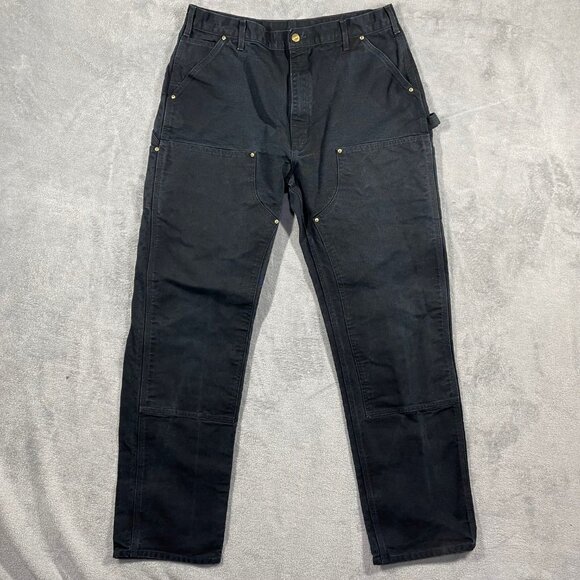 Carhartt Other - Vintage Carhartt Double Knee Black Carpenter Pants B0 1BLK USA Made Men’s 38x36